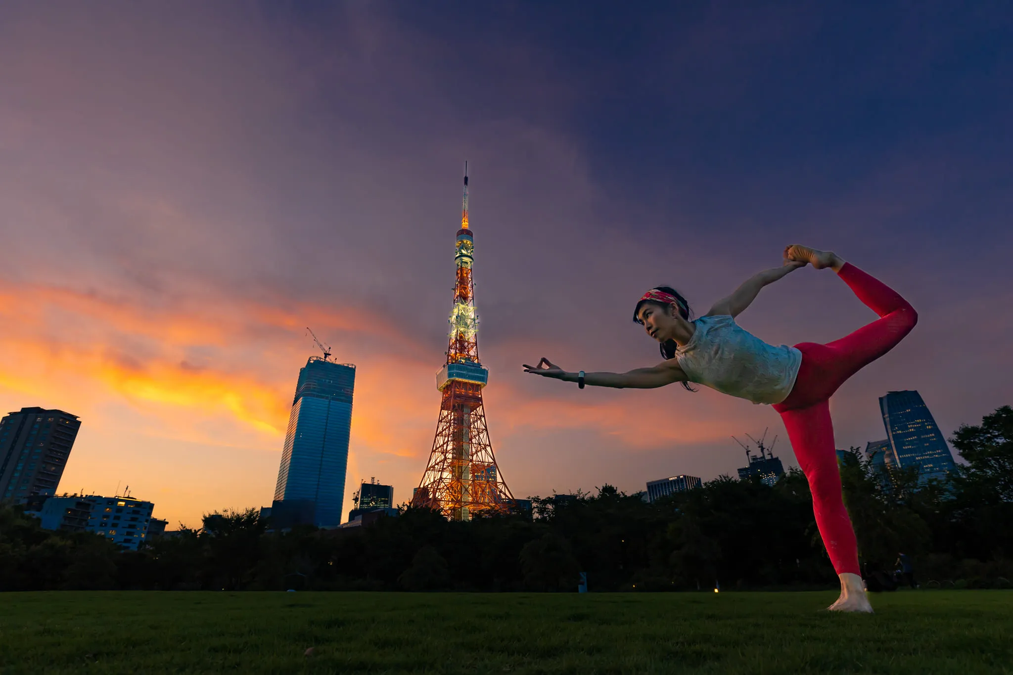 東京タワーサンセットヨガ